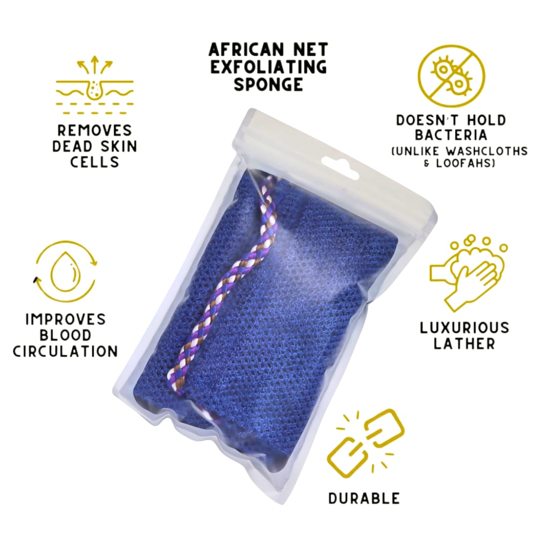 African Exfoliating Net Sponge (Sapo)