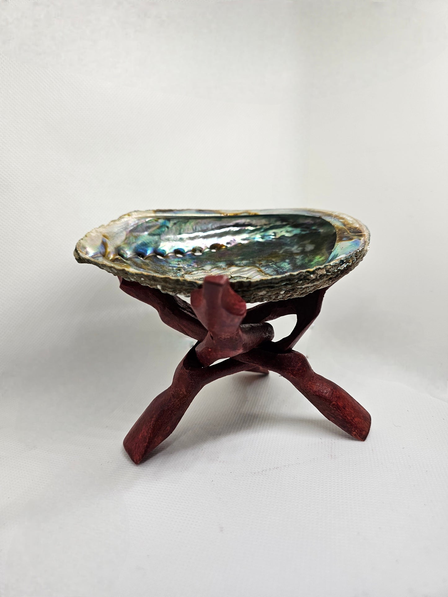 6-Inch Natural Wood Tripod Stand