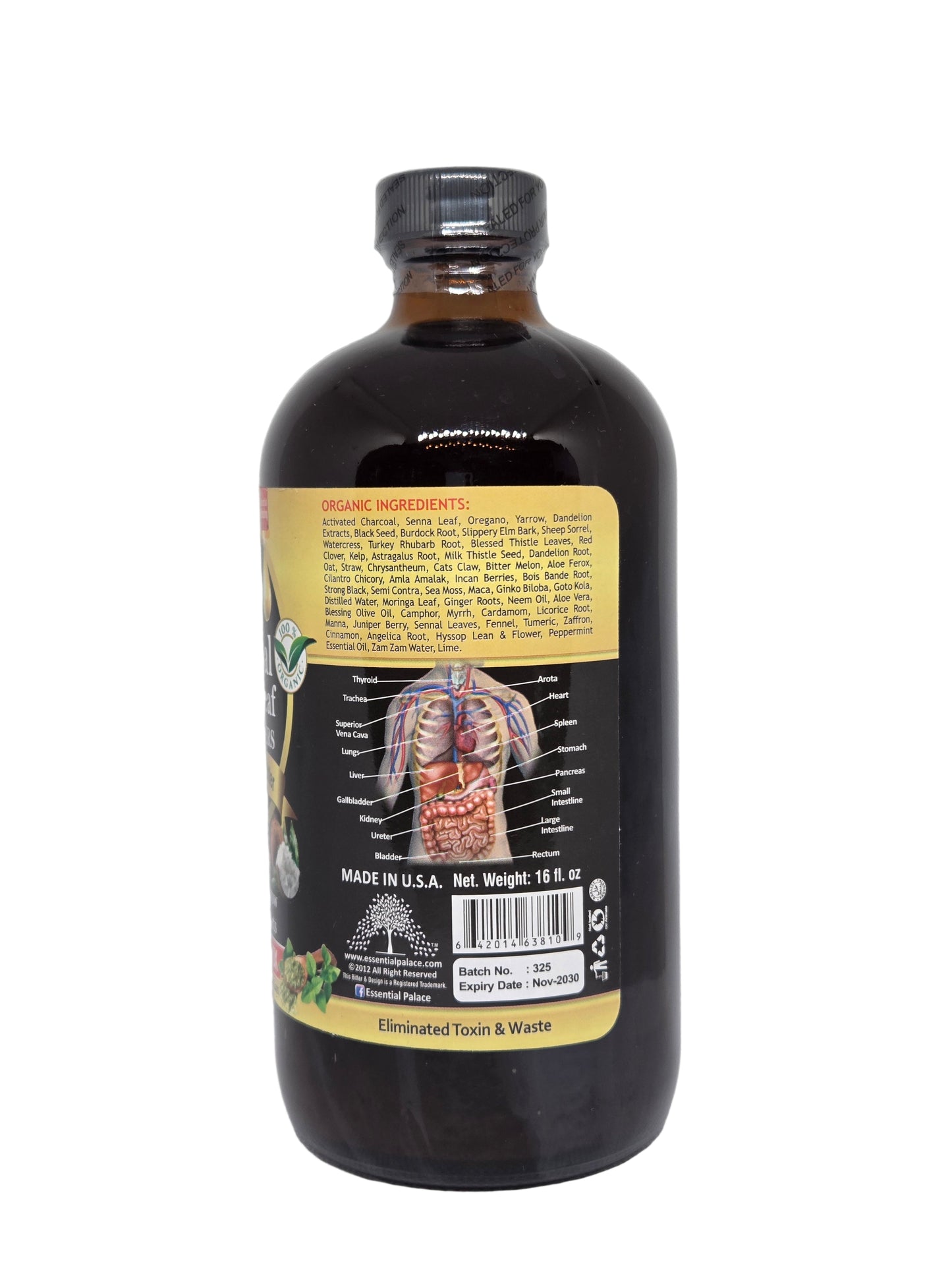 Charcoal & Senna Leaf Living Bitters