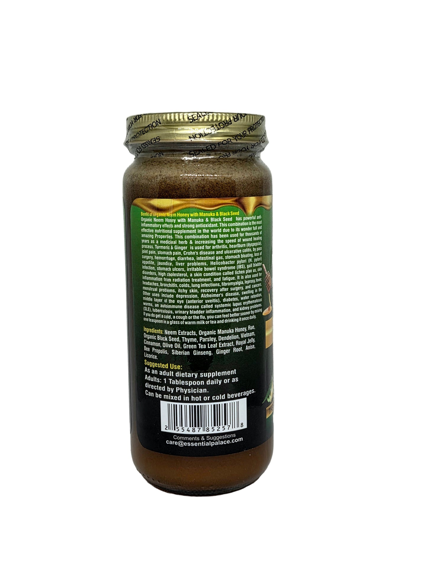 Organic Neem Manuka Honey with Blackseed