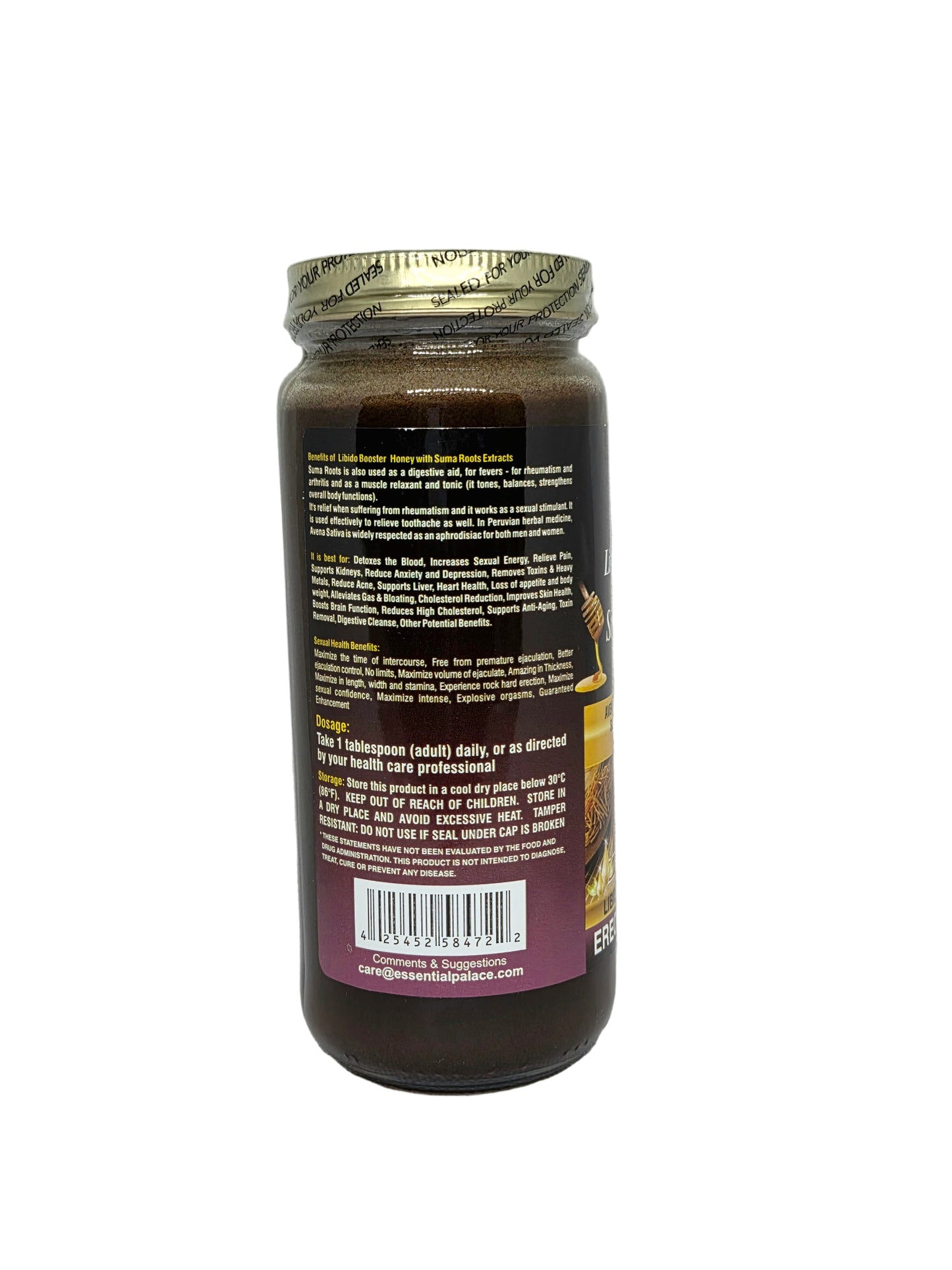 Organic Libido Booster Honey with Suma Roots