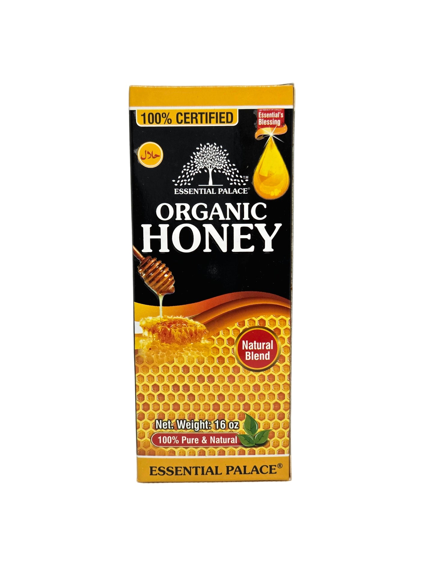 Organic Raw Honey – Pure, Unfiltered & Naturally Nourishing - 16oz