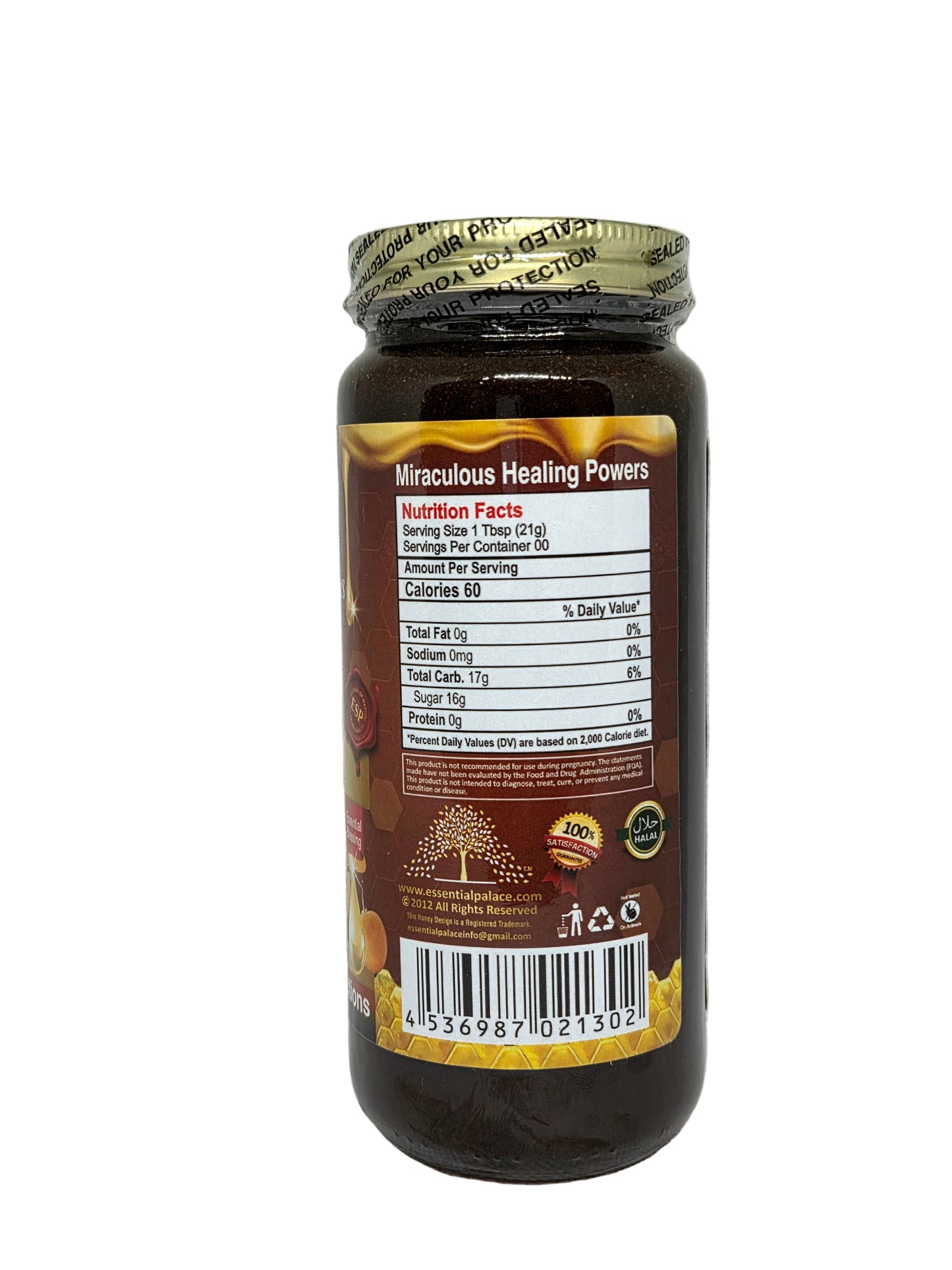 Organic Golden Berries Honey with Horehound Extract