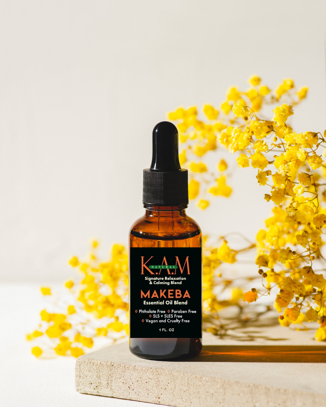 "MAKEBA" Relaxation & Calming Essential Oil Blend - 1oz