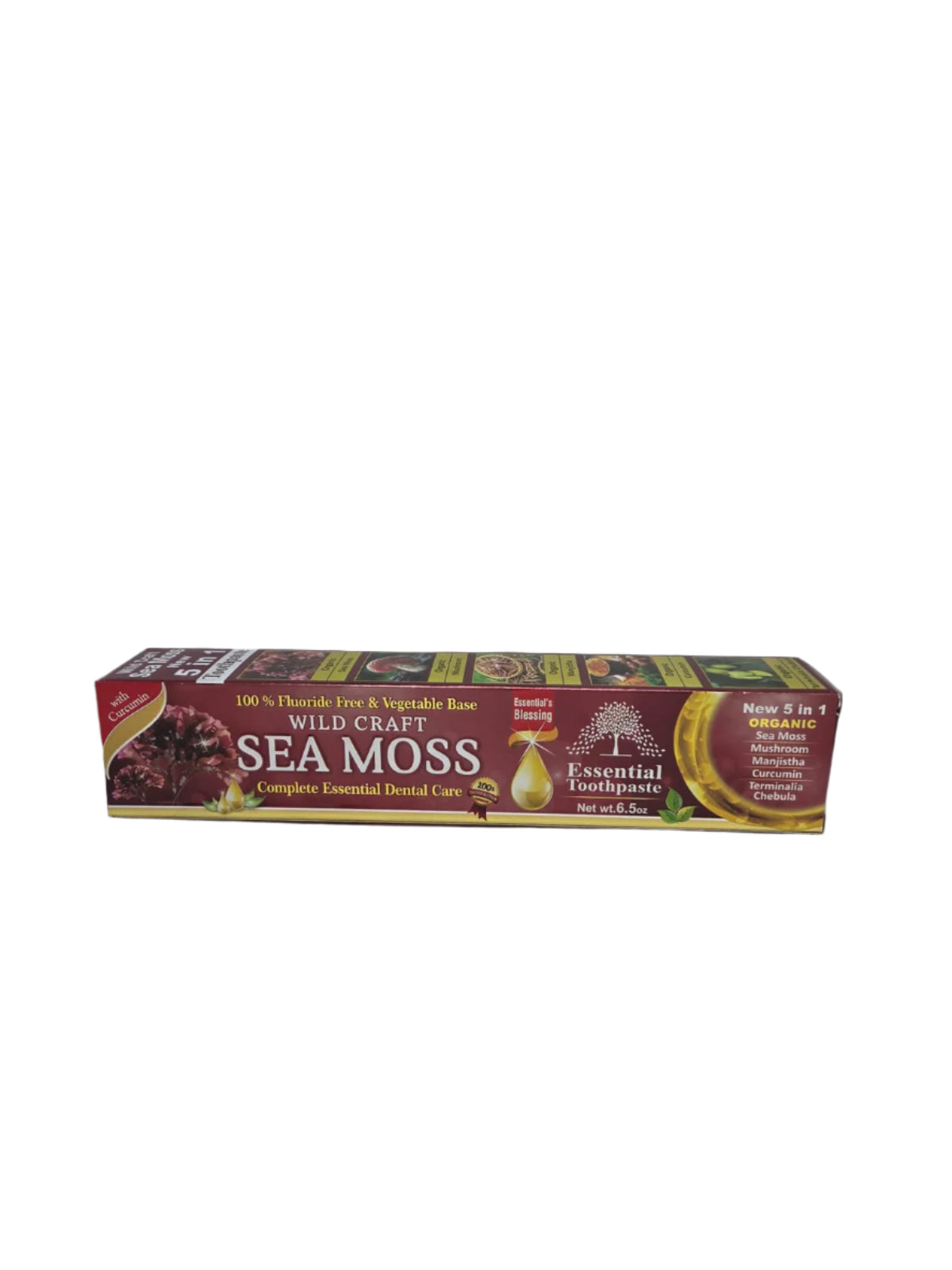 Wild Crafted Sea Moss with Curcumin Toothpaste - 6.5oz