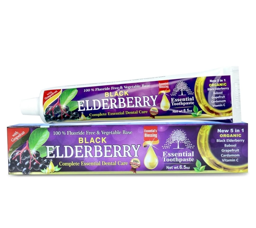 Black Elderberry (5 in 1) Toothpaste - 6.5oz