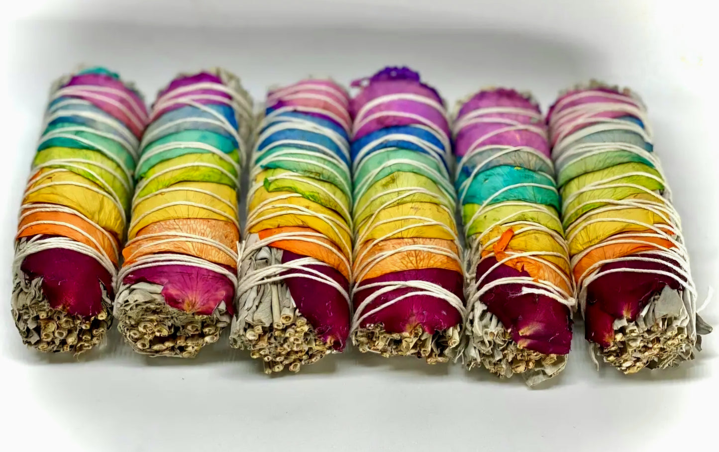 Seven Chakra White Sage Smudge Bundle