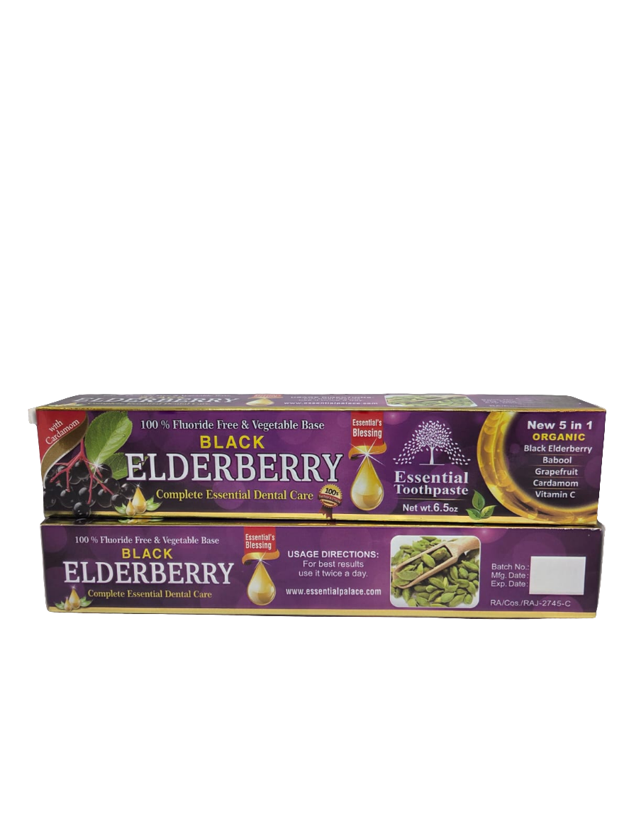 Black Elderberry (5 in 1) Toothpaste - 6.5oz