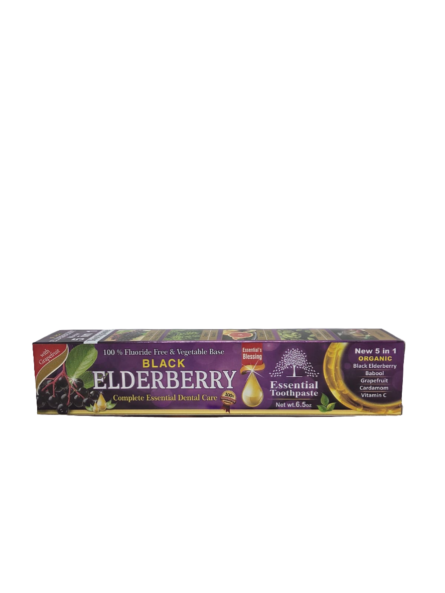 Black Elderberry (5 in 1) Toothpaste - 6.5oz