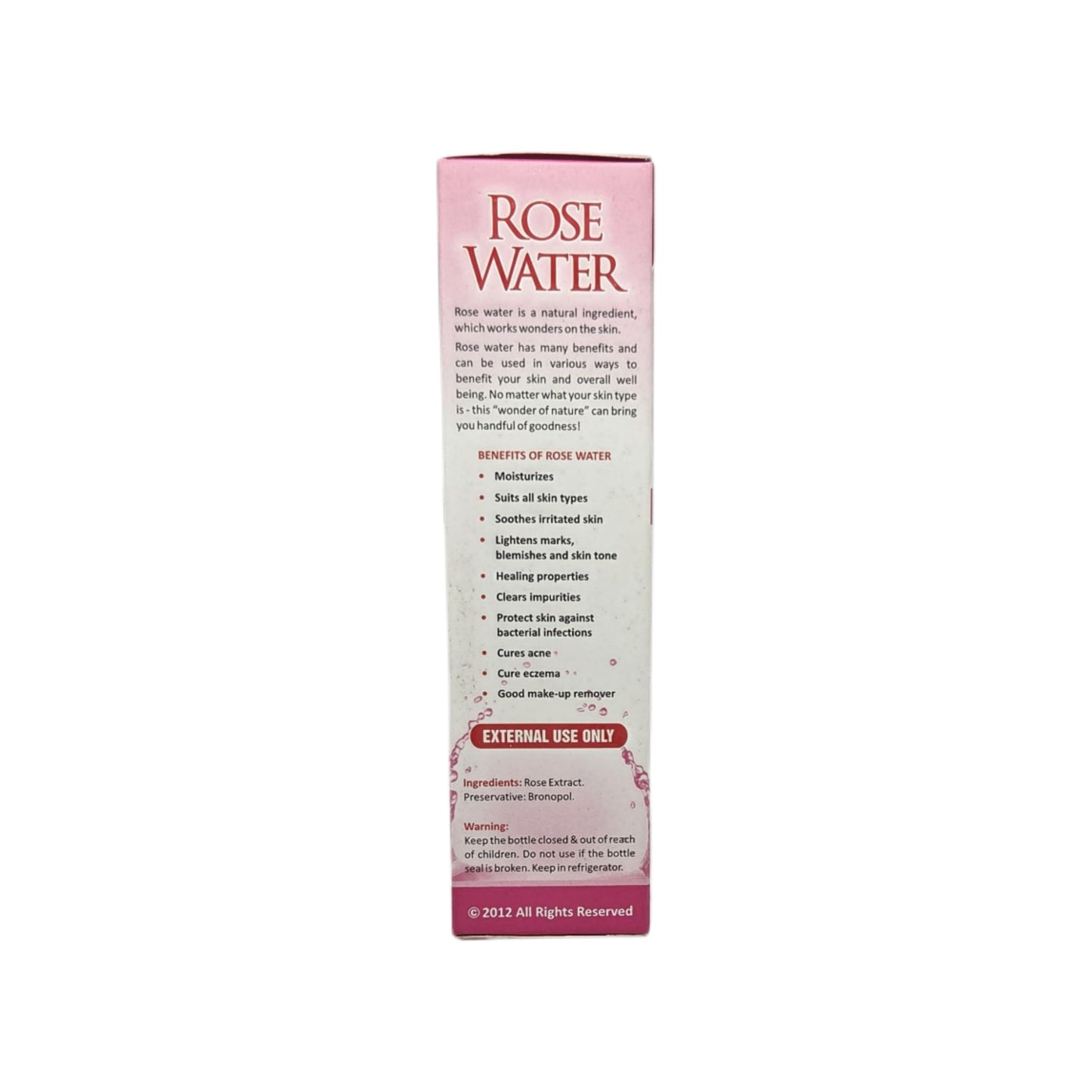 Rose Water Facial Mist & Cleanser | Refreshing Botanical Face Toner Spray for All Skin Types