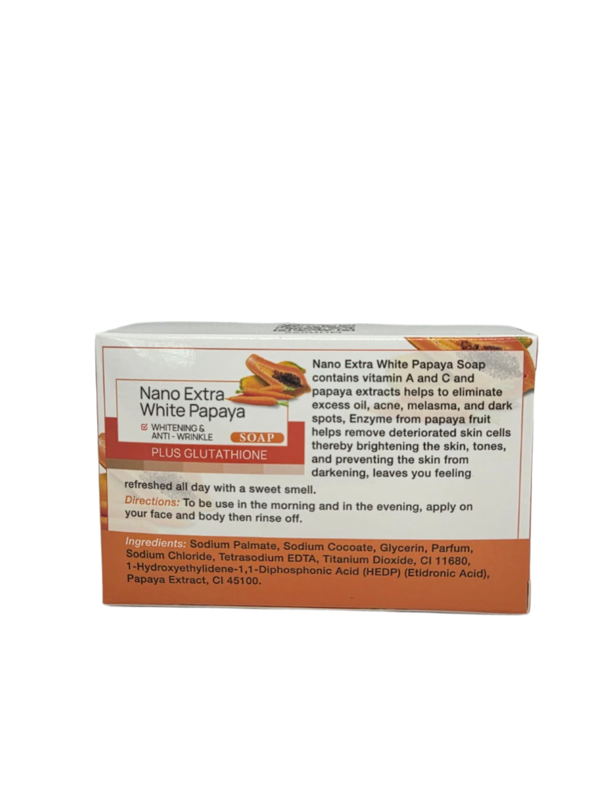 Nano Extra White Papaya Soap