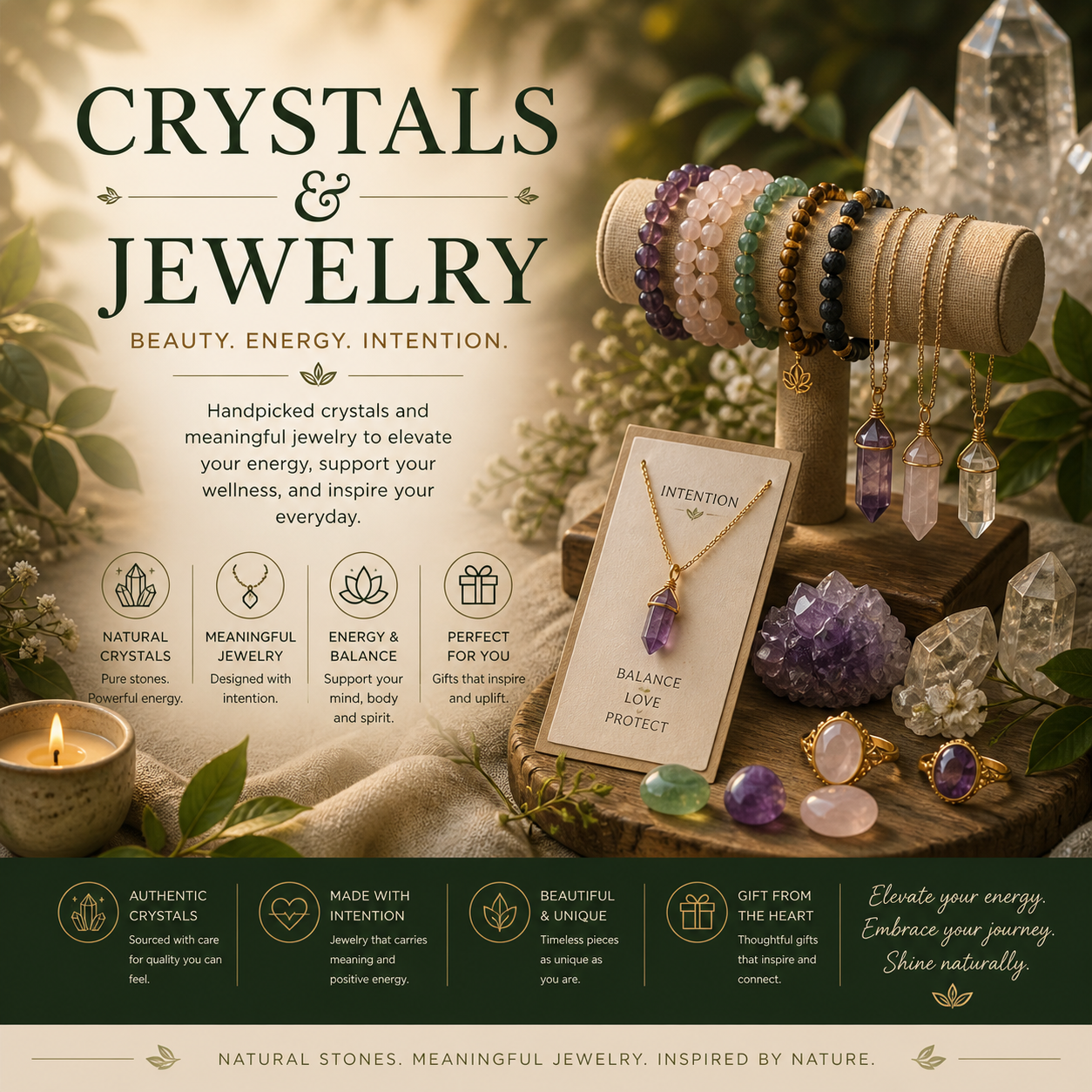 Crystals & Jewelry