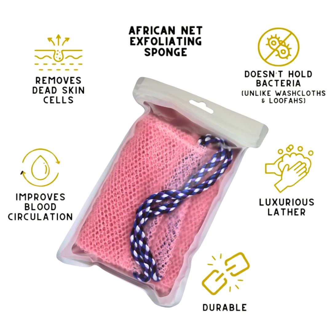 African Exfoliating Net Sponge (Sapo)