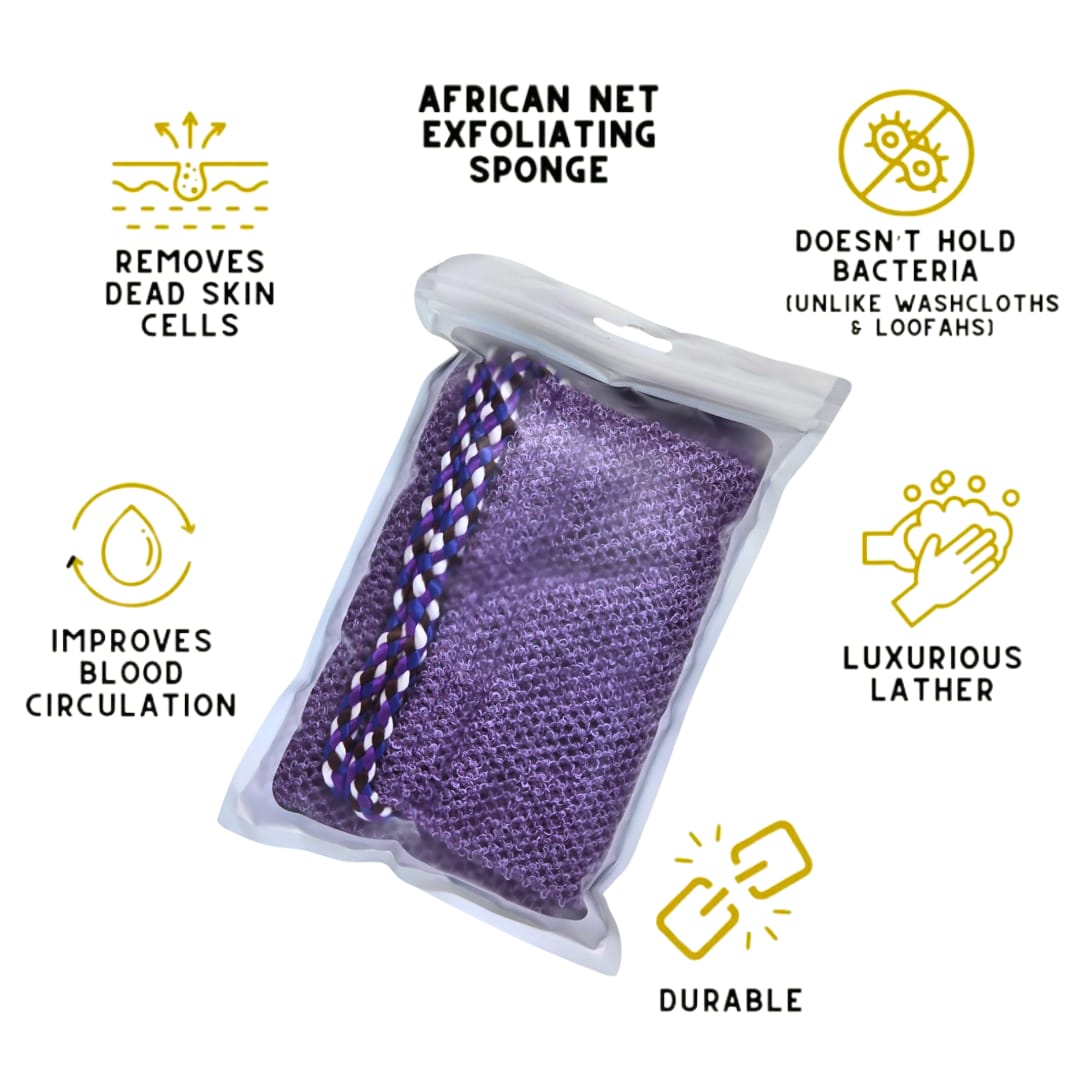 African Exfoliating Net Sponge (Sapo)