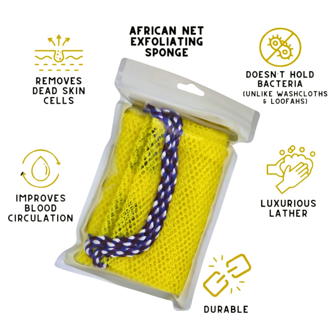 African Exfoliating Net Sponge (Sapo)