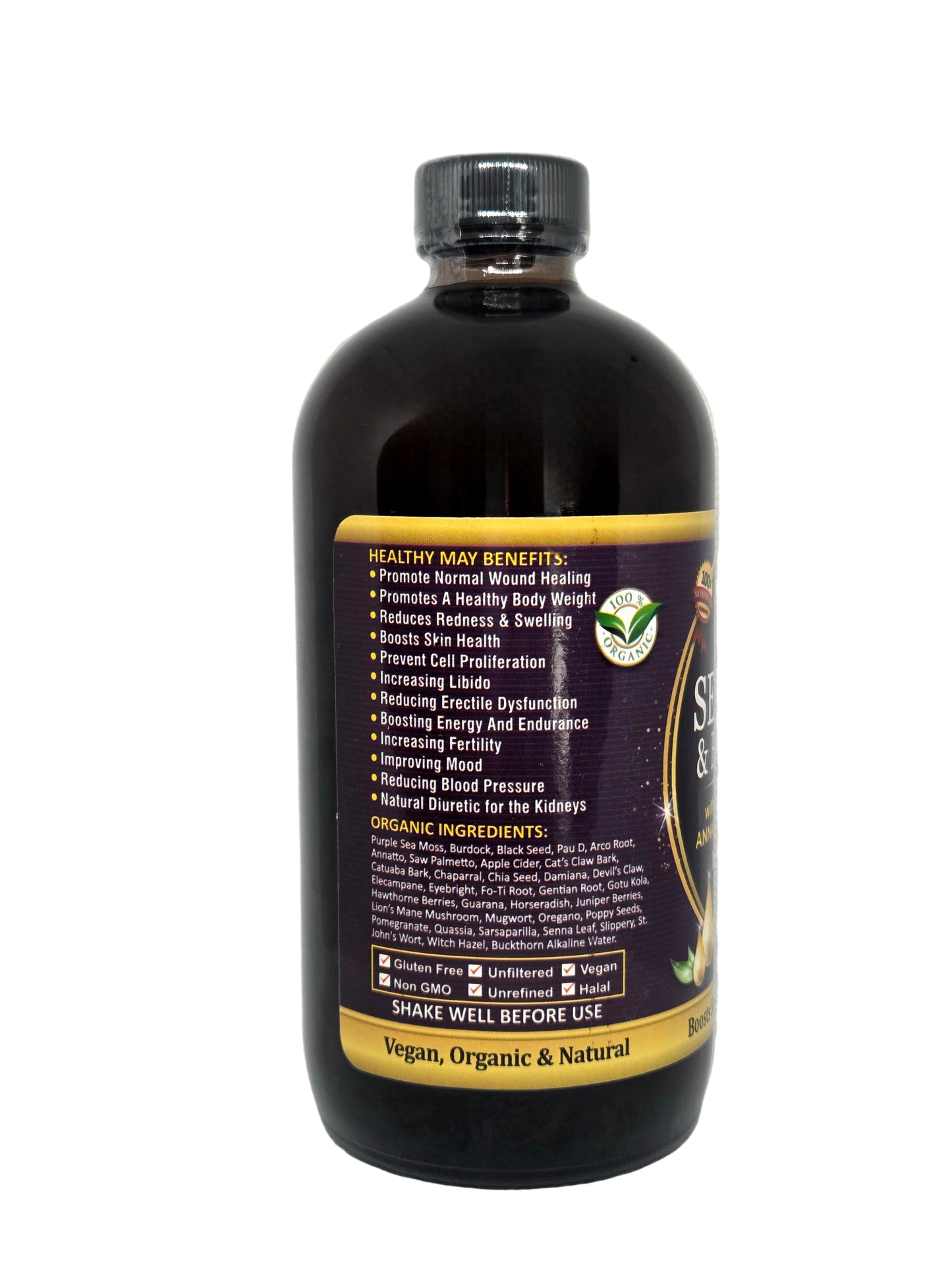Purple Sea Moss & Burdock &
