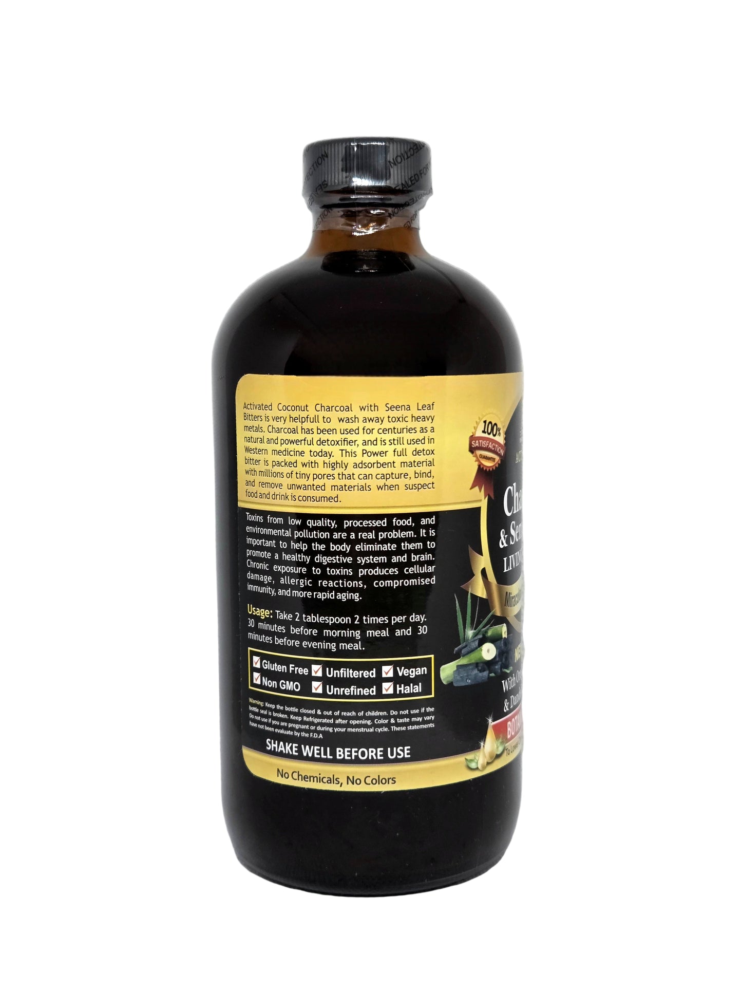 Charcoal & Senna Leaf Living Bitters