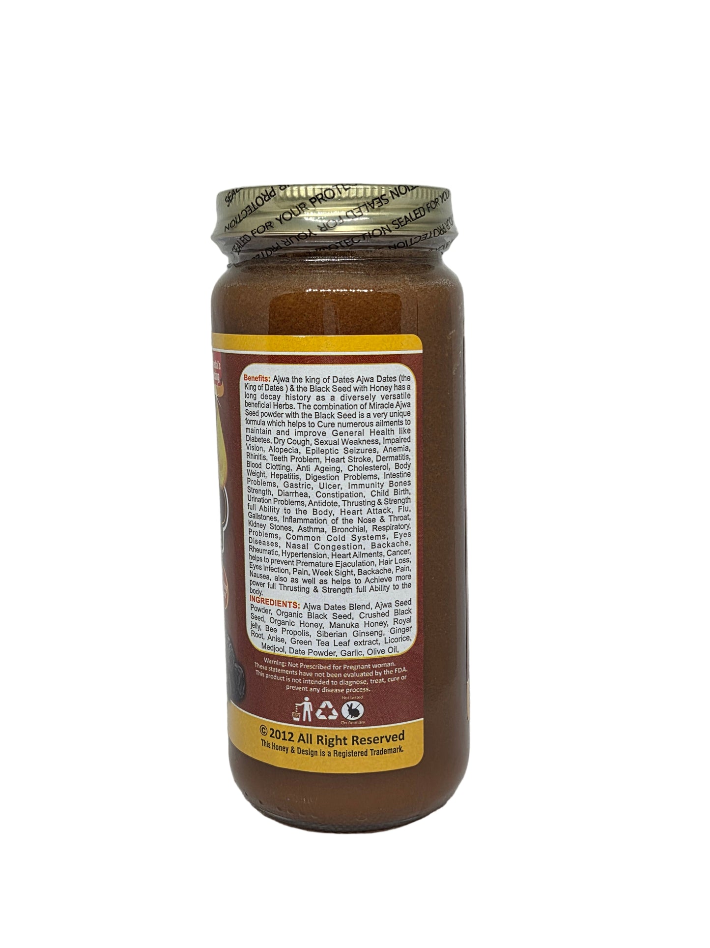 Organic Ajwa Honey with Blackseed