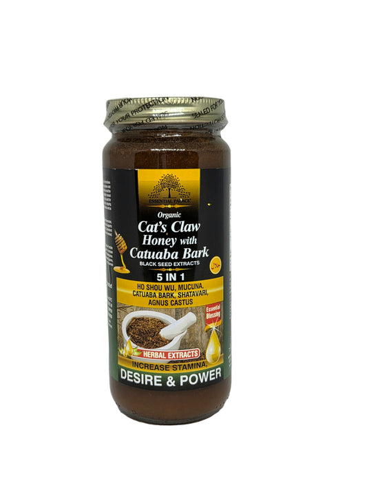 Organic Cat's Claw Honey with Catuaba Bark