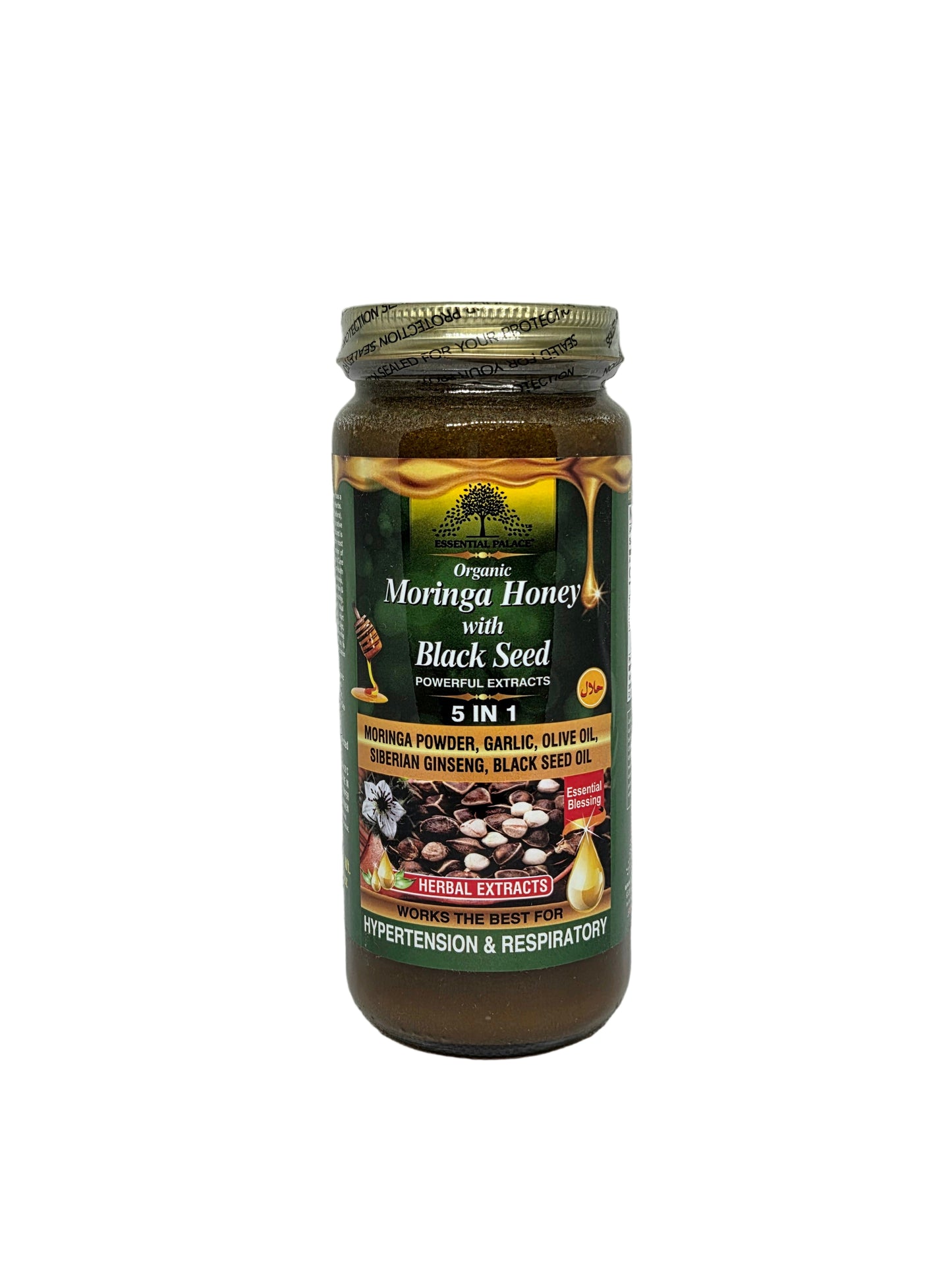 Organic Moringa Honey with Black Seed