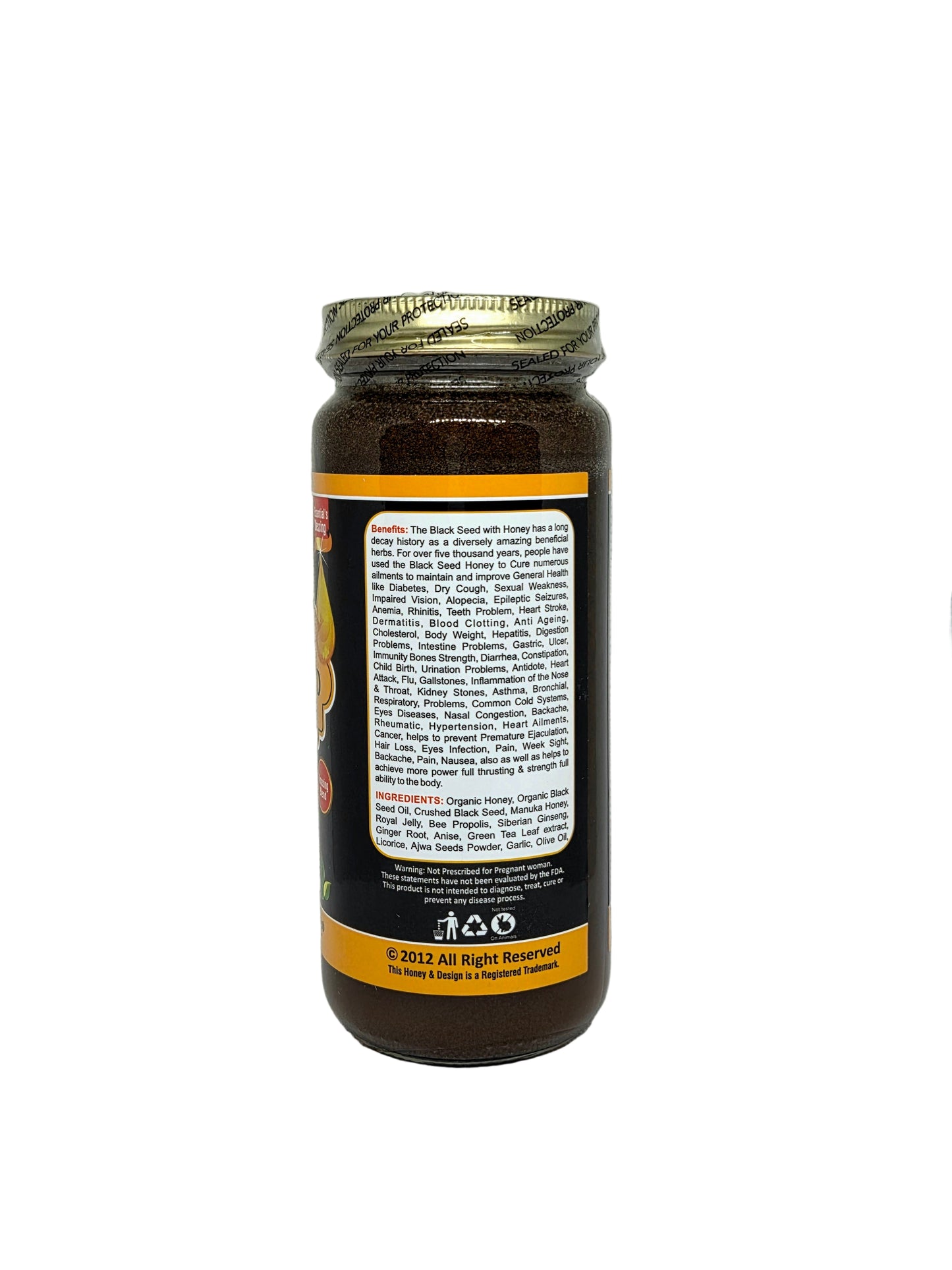 Organic Blackseed with Honey