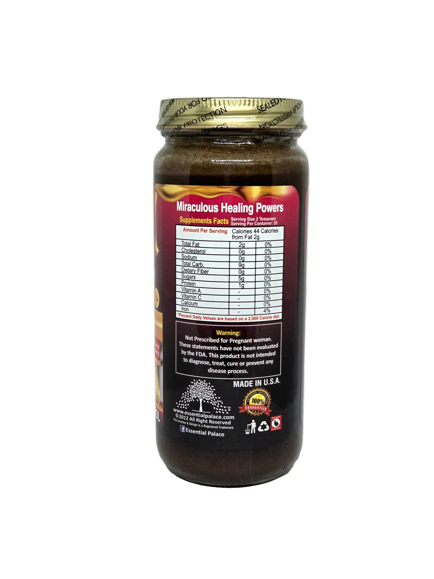 Organic Hibiscus Honey with Royal Jelly & Black Seed