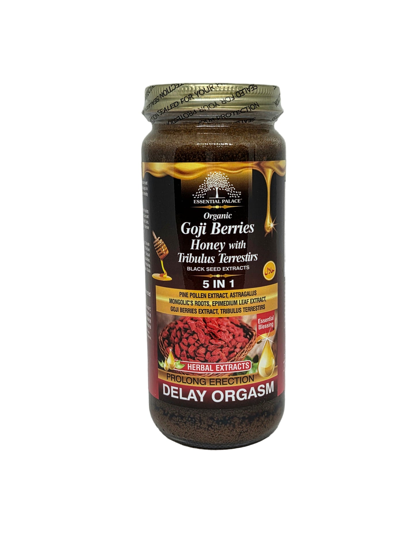 Organic Goji Berries Honey with Tribulus Terrestirs