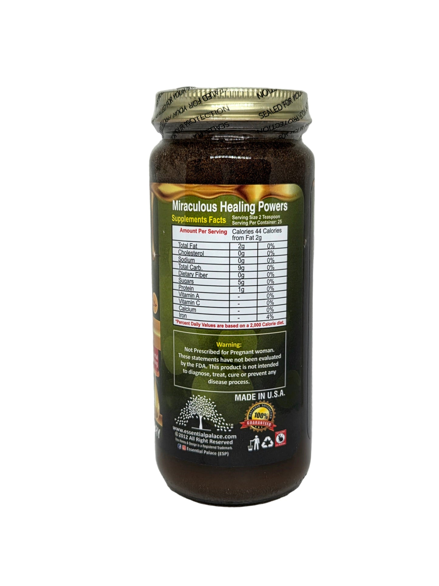 Organic Soursop Honey with Spearmint