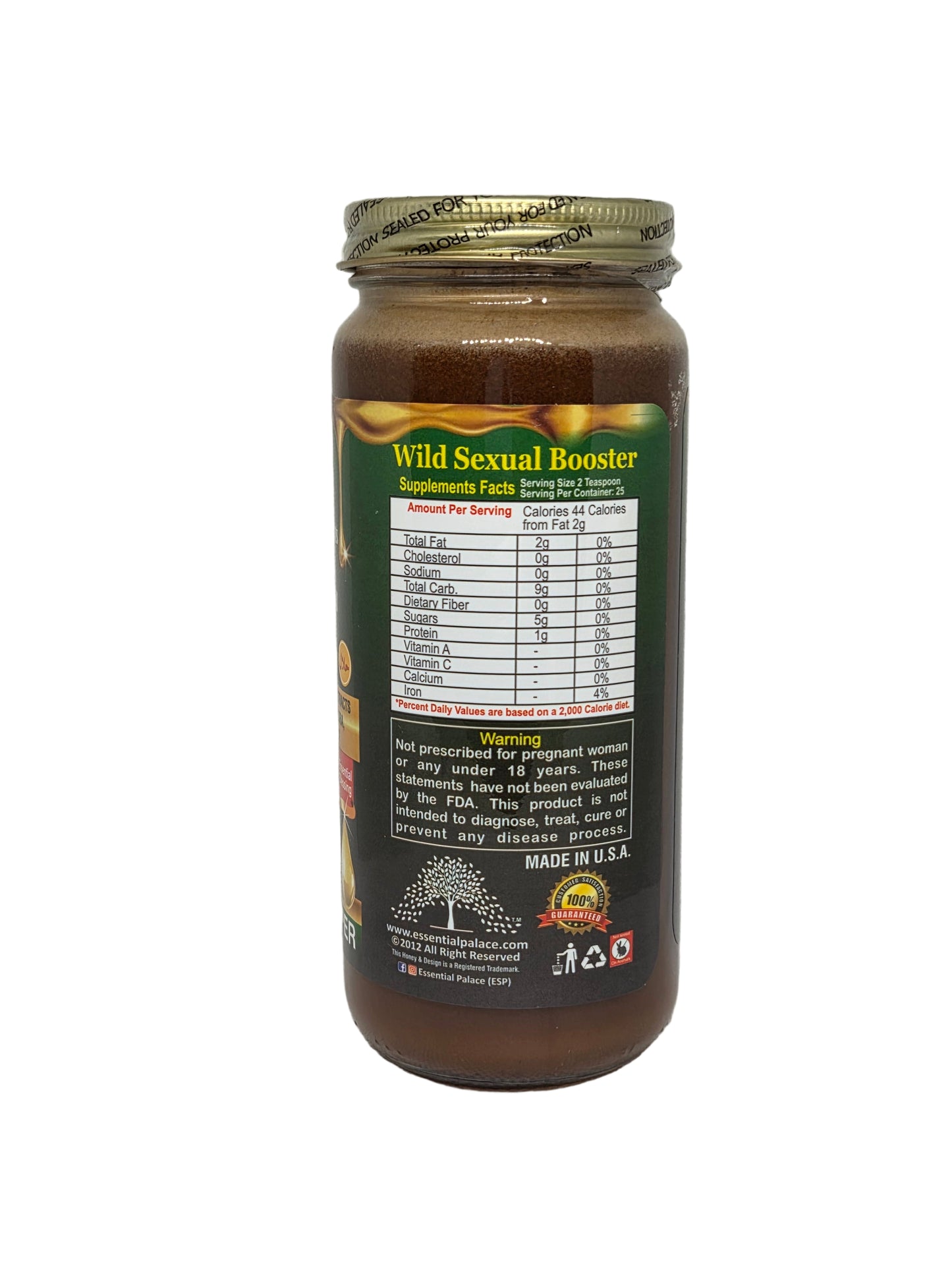 Organic Ashwagandha Honey with Ginkgo Biloba