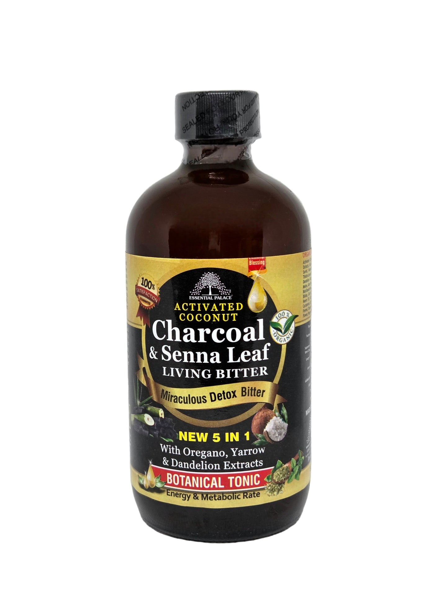 Charcoal & Senna Leaf Living Bitters