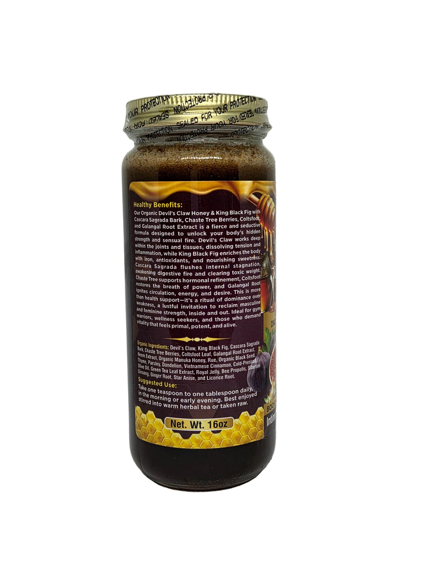 Organic Devil’s Claw Honey with King Black Fig