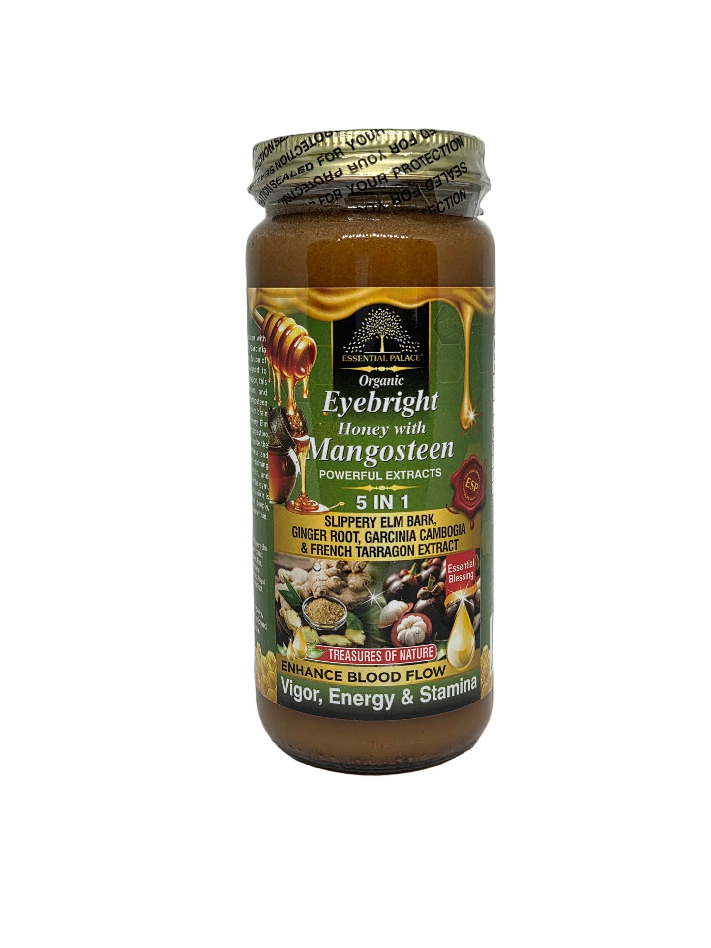 Organic Eyebright Honey with Mangosteen