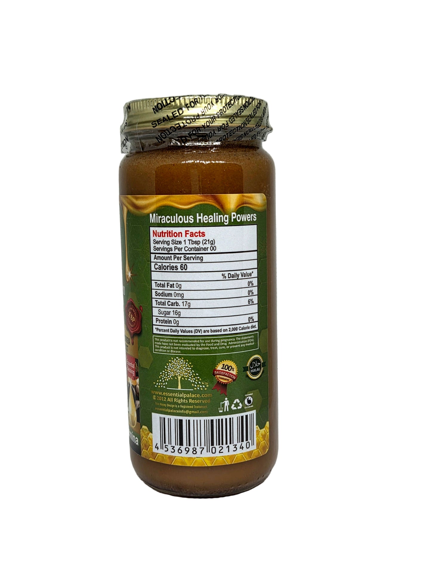 Organic Eyebright Honey with Mangosteen