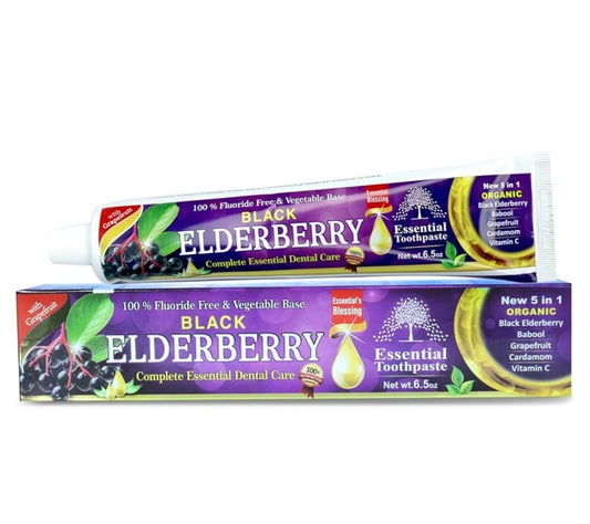 Black Elderberry (5 in 1) Toothpaste - 6.5oz