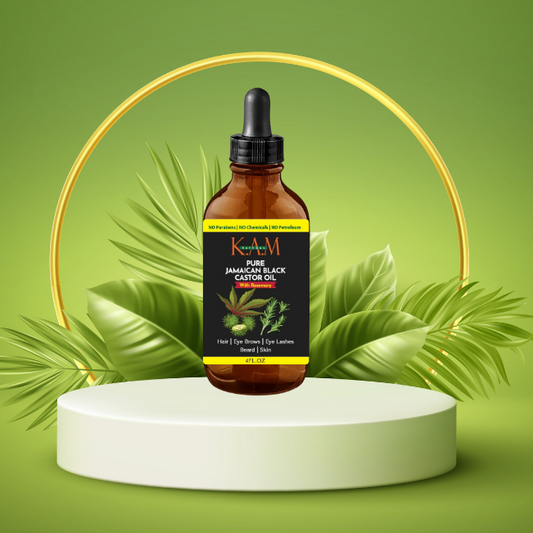 Jamaican Black Castor Oil with Rosemary: Hair Growth & Scalp Strengthening Oil for Thicker, Fuller Hair | 4oz