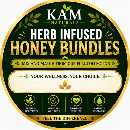 Organic Infused Honey Bundles – Choose Your Custom Set (2, 3, 4, or 6 Jars)