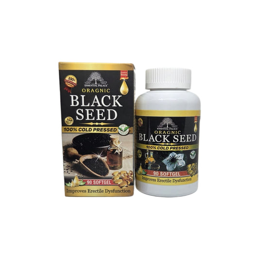 Black Seed Oil Softgels | 100% Cold Pressed Black Seed Wellness Supplement – 90 Softgels