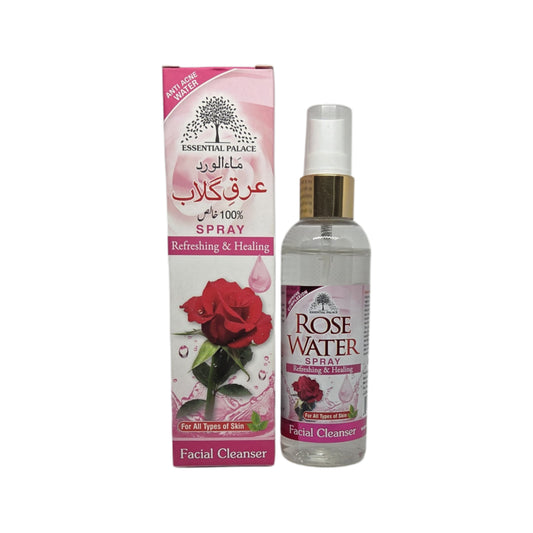 Rose Water Facial Mist & Cleanser | Refreshing Botanical Face Toner Spray for All Skin Types