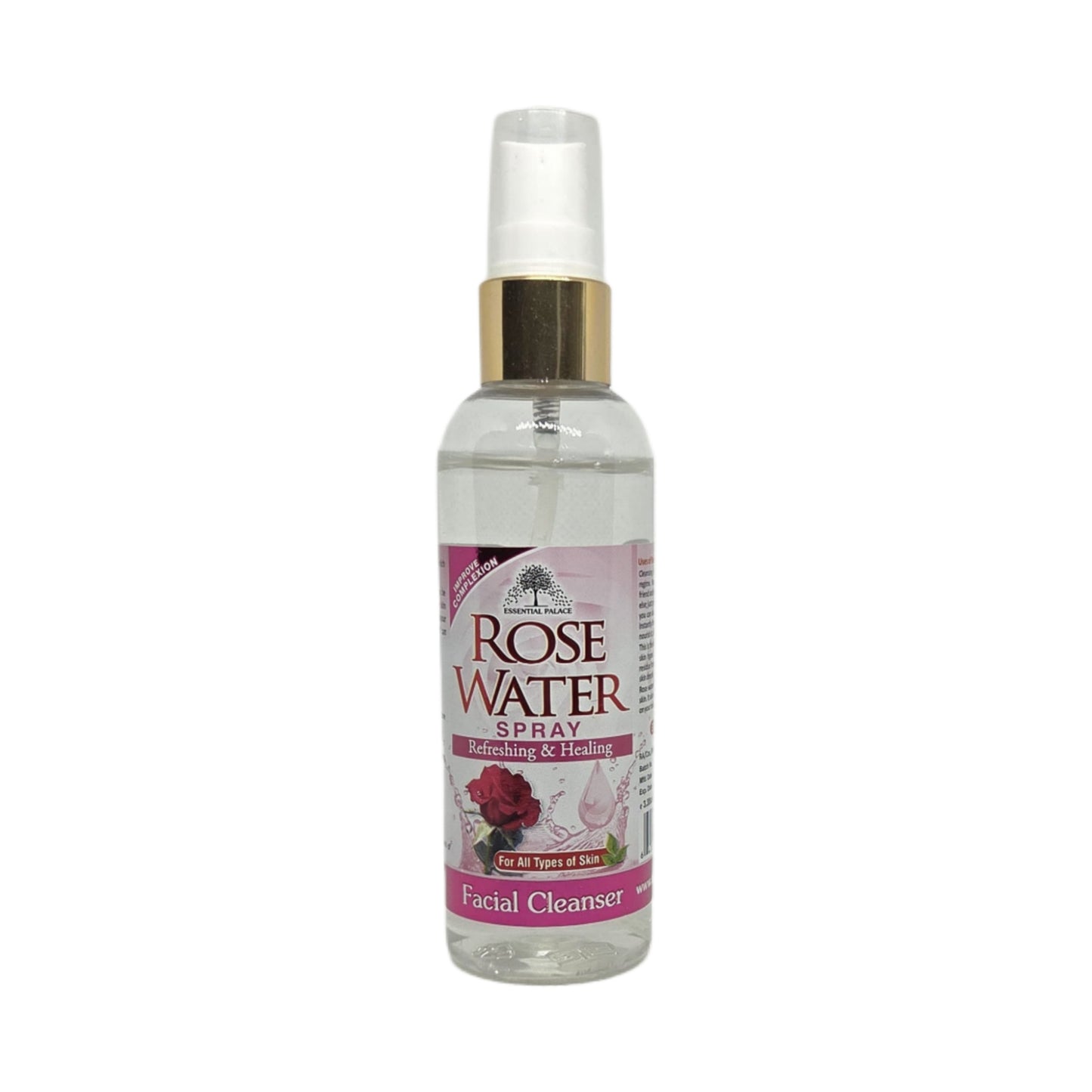 Rose Water Facial Mist & Cleanser | Refreshing Botanical Face Toner Spray for All Skin Types